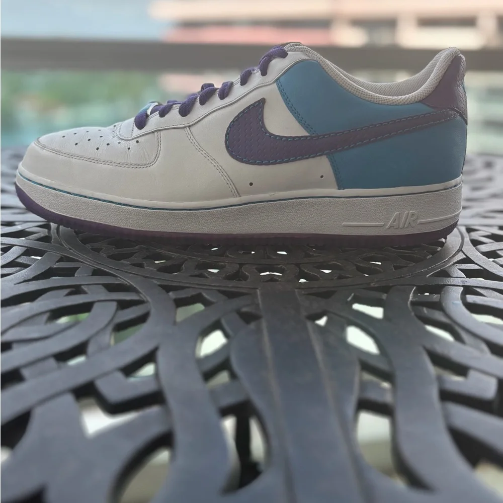 Nike Air Force 1 Samurai ‘07 Laser Blue Vintage Men’s Size 11.5 - Picture 6 of 11